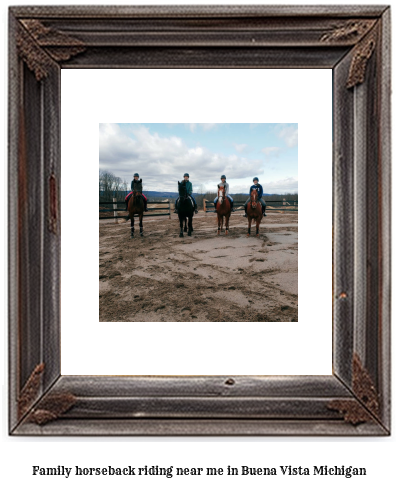 family horseback riding near me in Buena Vista, Michigan